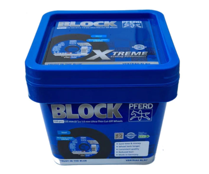 Block Cut Rims BLOCK PACK 100 CUT-OFF WHEEL ULTRA-THIN (5
