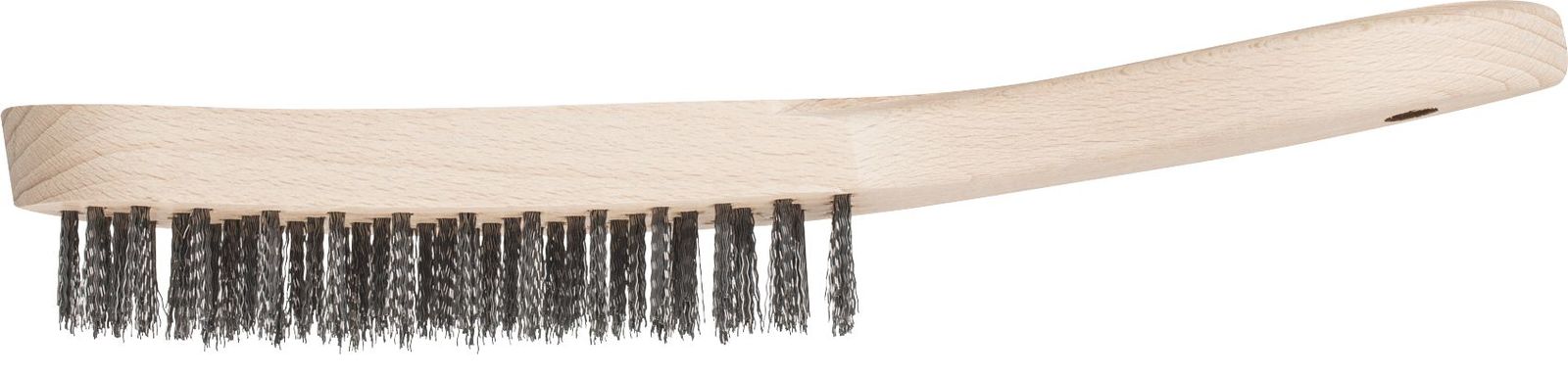 HAND SCRATCH BRUSH - INOX WIRE - WOODEN BODY 290MM HBU 40 INOX 0.30