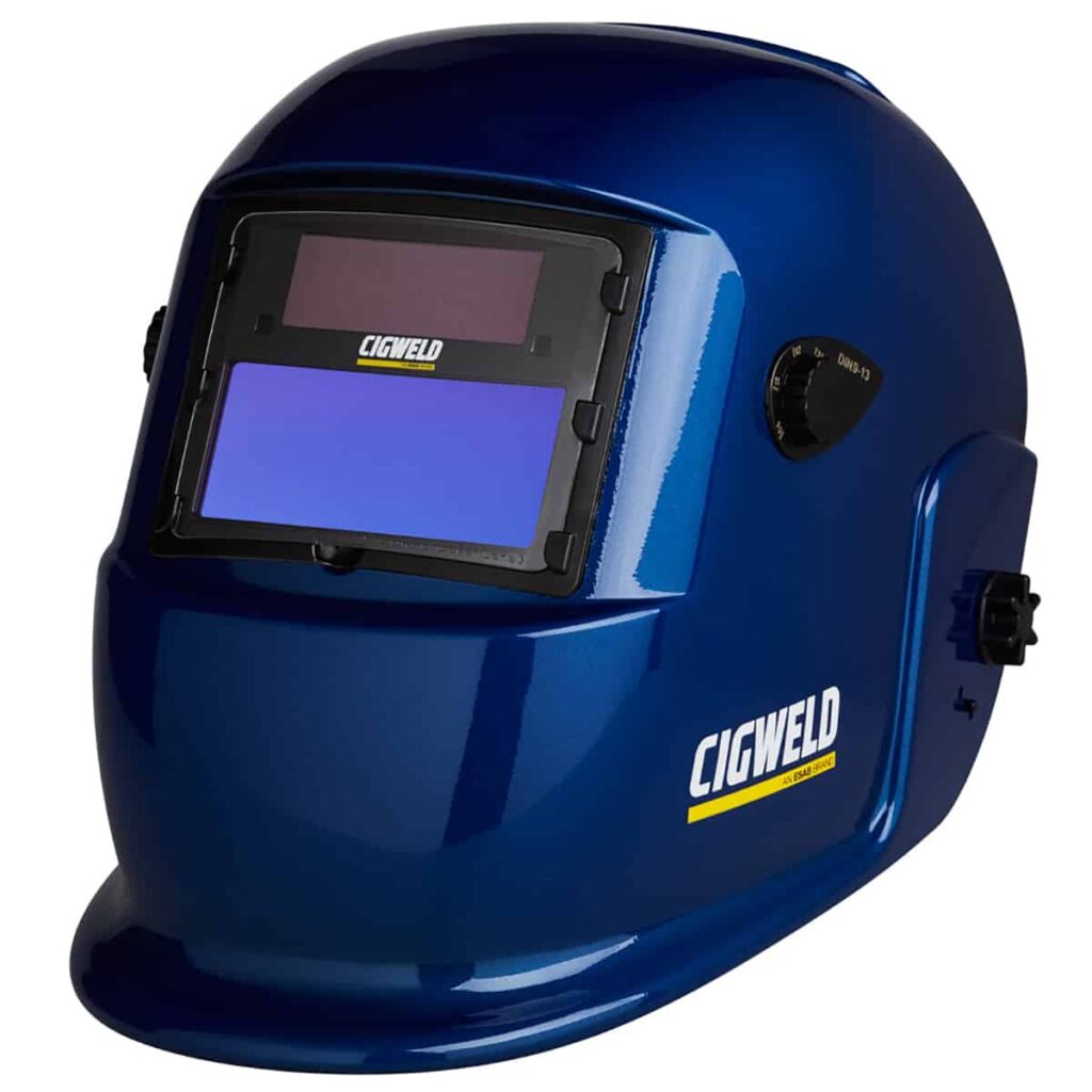 CIGWELD WeldSkill Auto Darkening Helmet – Blue