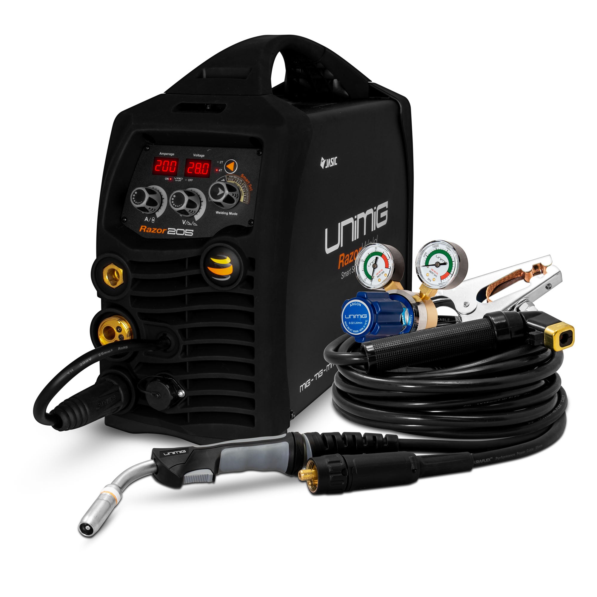 205 Razor 350 RAZOR 205 SMART SET MIG/TIG/STICK WELDER